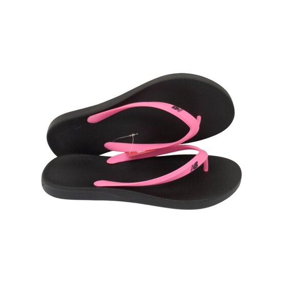 New Balance Men's Vibrant Thong Flip-Flops SUT24BP1 Black/Pink Size 13D - Picture 4 of 8